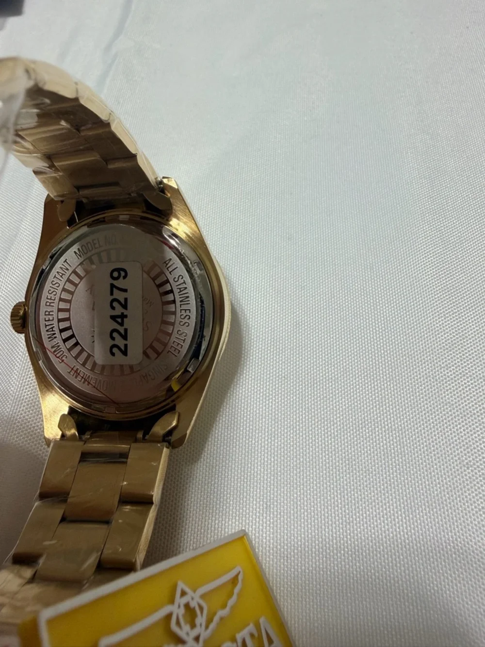 Invicta Gold-Tone Watch Men’s New York Yankees MLB